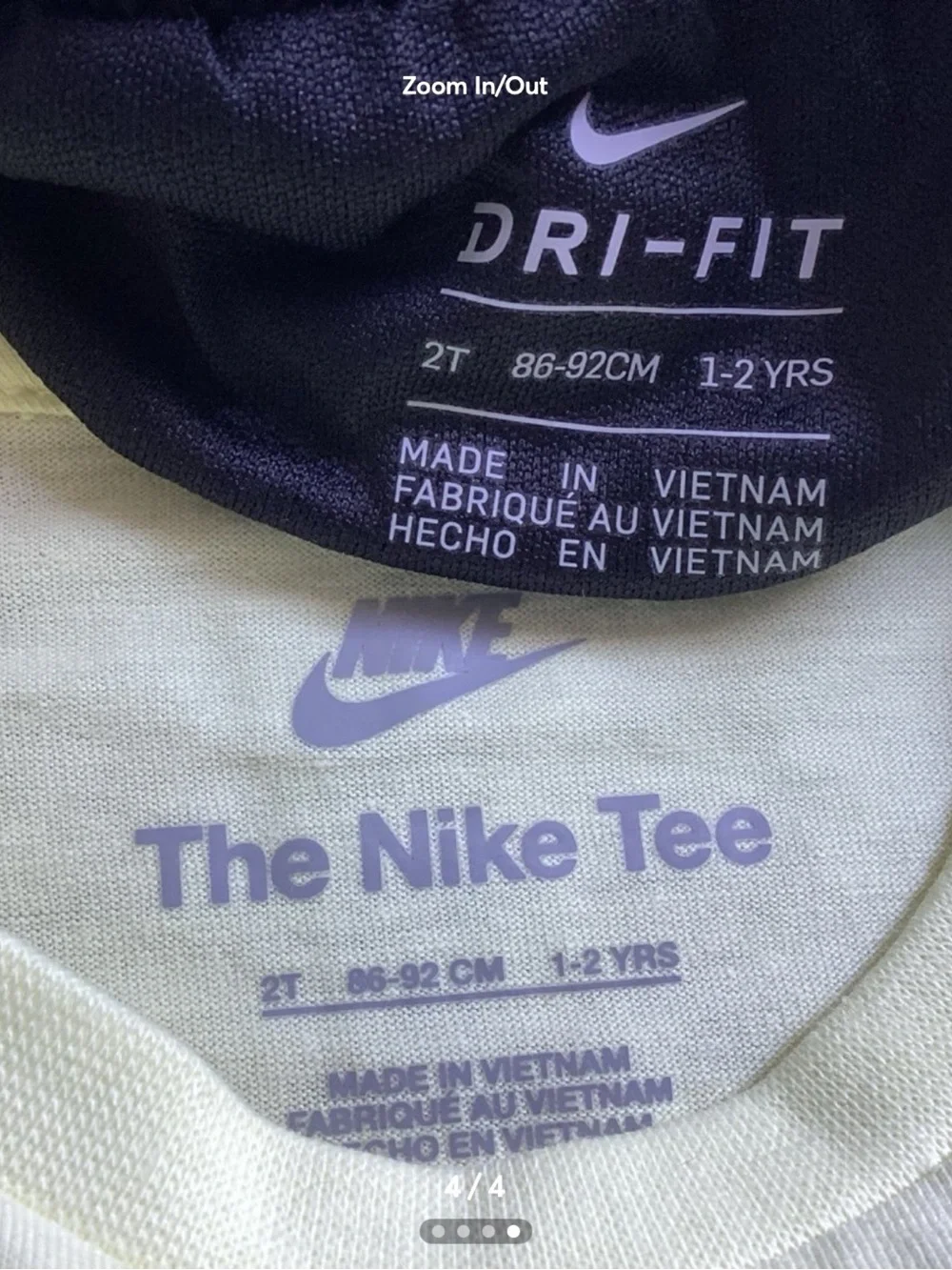 Nike toddler girl Tee & Shorts outfit size 2T(NWT) ~PRICE FIRM, NO OFFERS~ - Picture 4 of 4